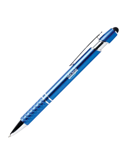 Valencia Blue Stylus Pen - Black Ink w/Total Rehab Logo