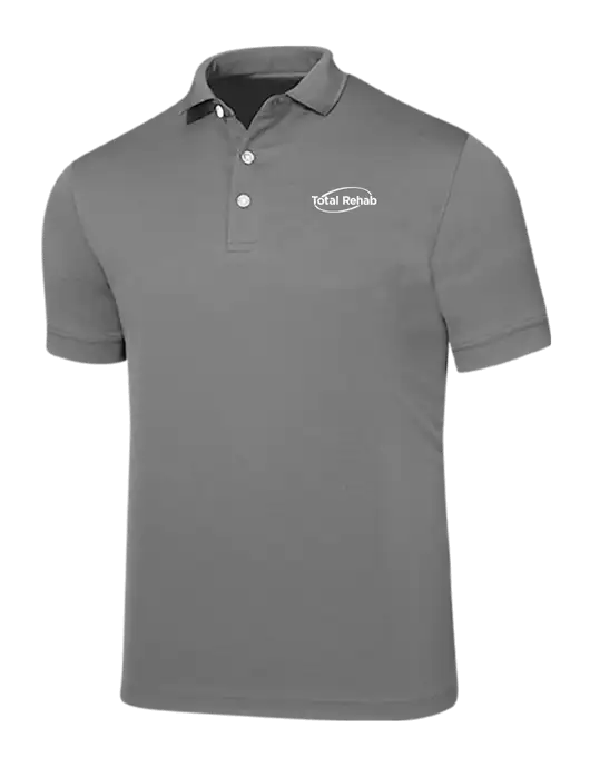 Callaway Ottoman Medium Grey Polo w/Total Rehab Logo