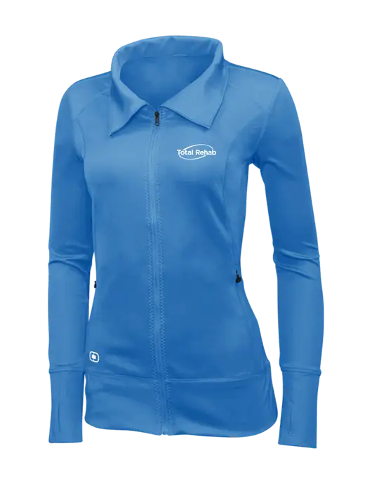 OGIO Royal Blue Womens Endurance Fulcrum Full-Zip w/Total Rehab Logo