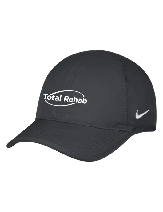Nike Charcoal Featherlight Cap w/Total Rehab Logo