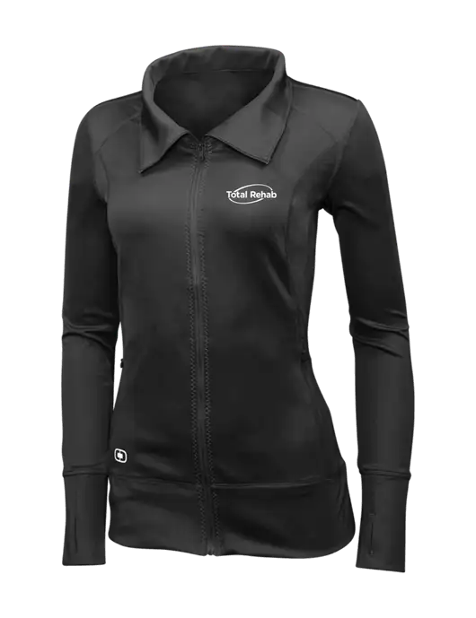 OGIO Blacktop Womens Endurance Fulcrum Full-Zip w/Total Rehab Logo