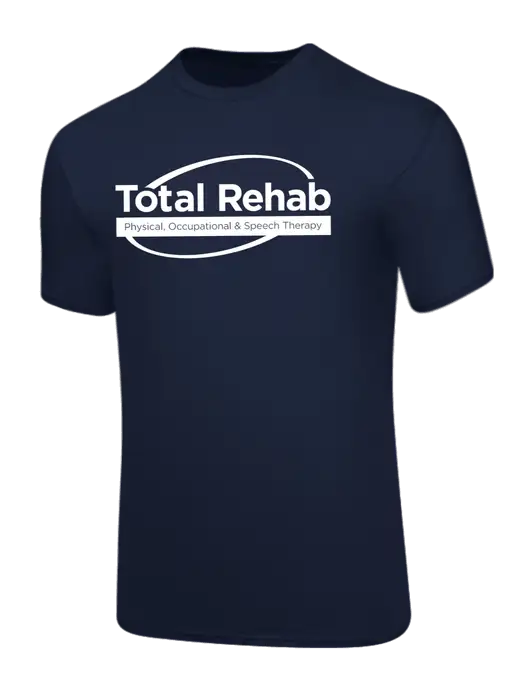 Core Blend Navy T-Shirt w/Total Rehab Logo