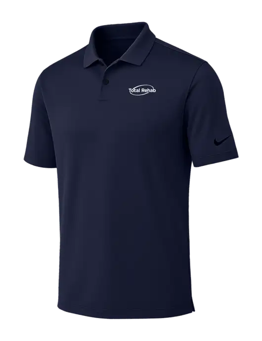Nike Dark Navy Dri-FIT Vapor Polo w/Total Rehab Logo
