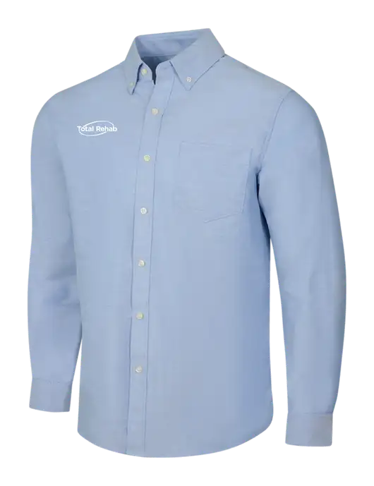 Light Blue SuperPro Oxford Shirt w/Total Rehab Logo