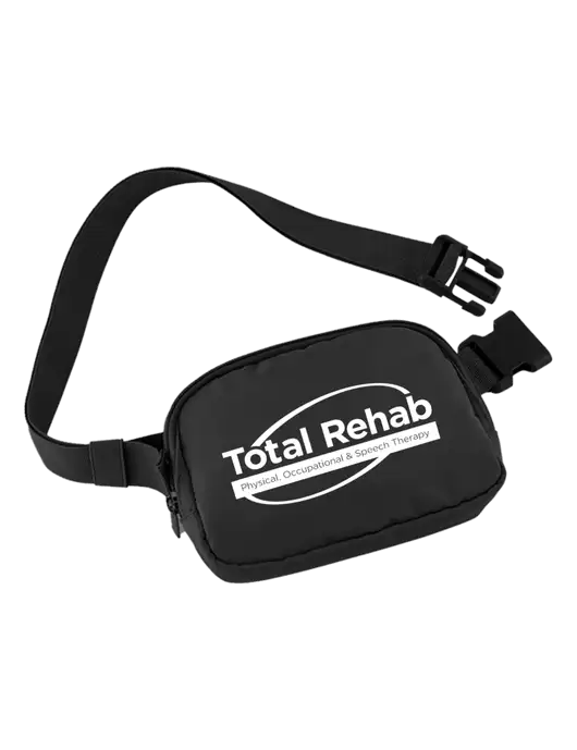 AeroLOFT Anywhere Black Belt Bag w/Total Rehab Logo