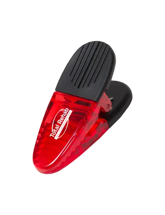Magnetic Red Power Clip w/Total Rehab Logo