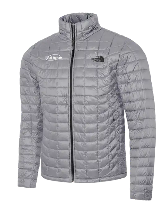 North Face Medium Grey ThermoBall Trekker Jacket w/Total Rehab Logo