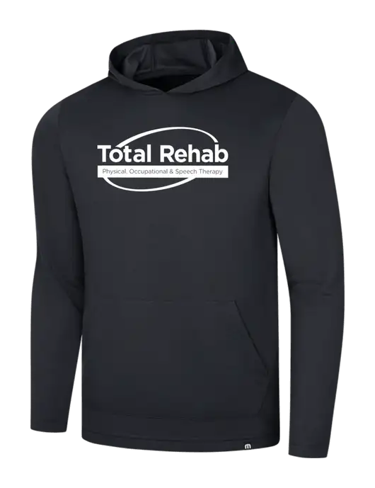 TravisMathew Black Coveside Hoodie w/Total Rehab Logo