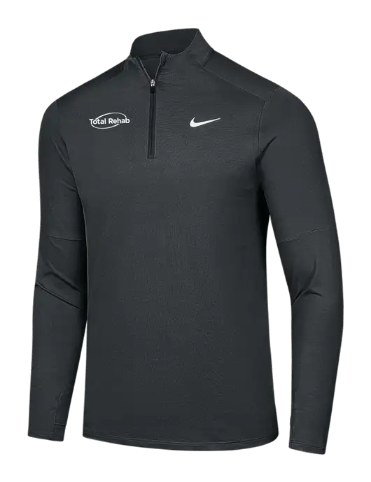 Nike Dark Grey Dri-FIT Element 1/2-Zip Pullover w/Total Rehab Logo