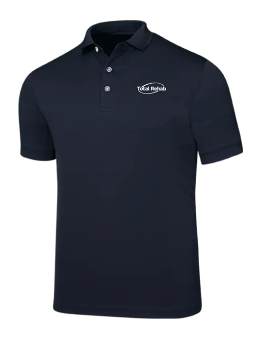 Callaway Ottoman Navy Polo w/Total Rehab Logo