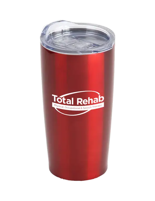 Society Red 20 oz Insulated Tumbler w/Total Rehab Logo