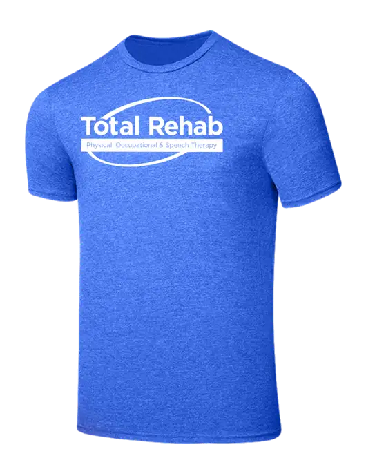 Seriously Soft Royal Frost T-Shirt w/Total Rehab Logo