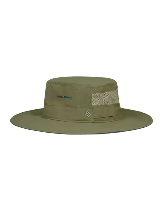 Columbia Dark Tan Bora Bora Booney  Hat w/Total Rehab Logo