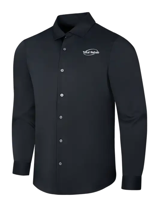 Black City Stretch Shirt w/Total Rehab Logo