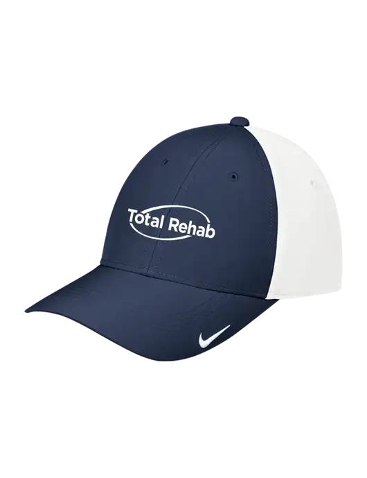 Nike Navy/White Dri-FIT Legacy Cap w/Total Rehab Logo