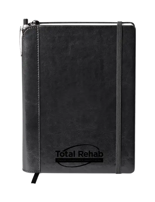 Fabrizio Black Journal 6.375 x 8.375 Combo w/Total Rehab Logo