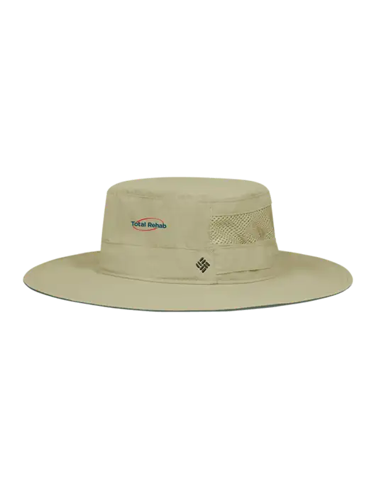 Columbia Tan Bora Bora Booney  Hat w/Total Rehab Logo