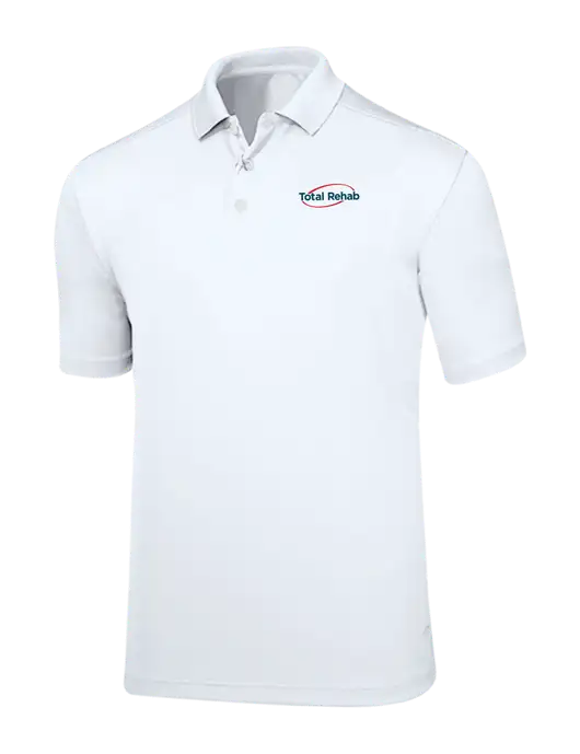 Callaway Core Bright White Performance Polo w/Total Rehab Logo