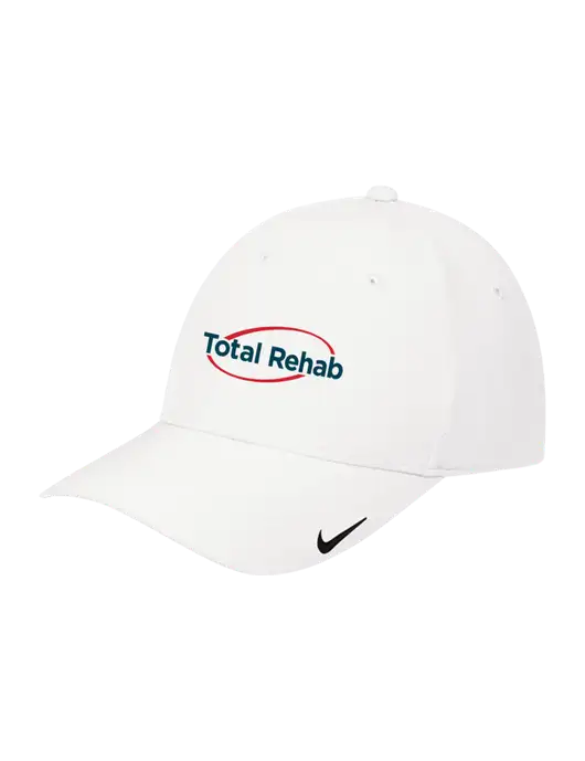 Nike White Dri-FIT Legacy Cap w/Total Rehab Logo