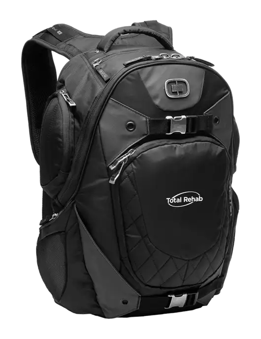OGIO Black Squadron Pack w/Total Rehab Logo