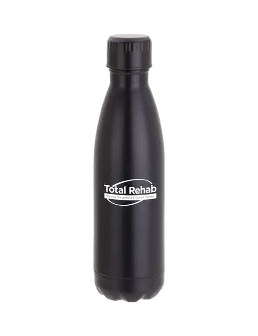City Go Matte Black 17 oz Insulated Bottle w/Total Rehab Logo