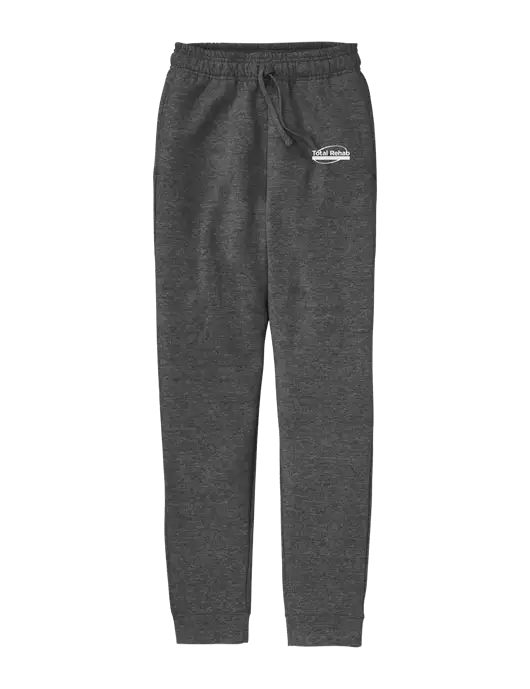 Core Fleece Dark Heather Grey Jogger w/Total Rehab Logo