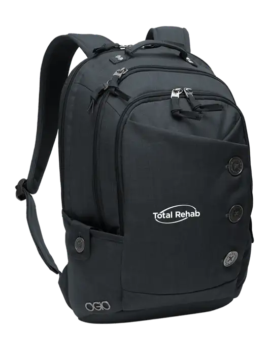 OGIO Storm Grey Ladies Melrose Pack w/Total Rehab Logo