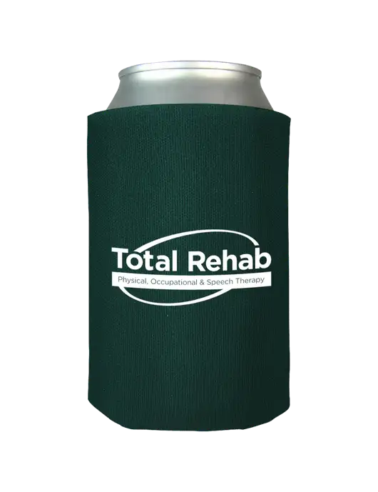 Dark Green Foam Coolie w/Total Rehab Logo