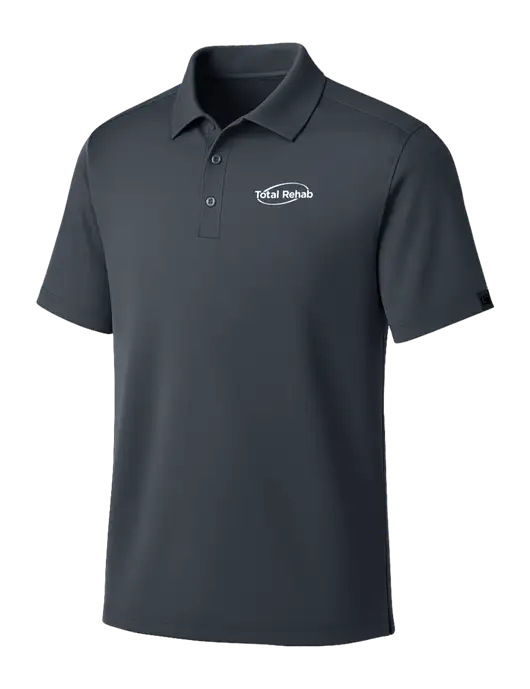 OGIO Dark Grey Framework Polo w/Total Rehab Logo