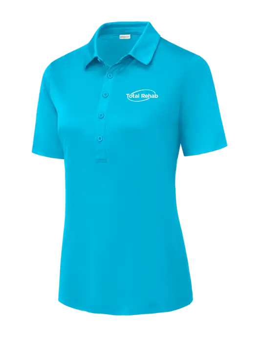 Sapphire Womens Posi-UV Pro Polo w/Total Rehab Logo
