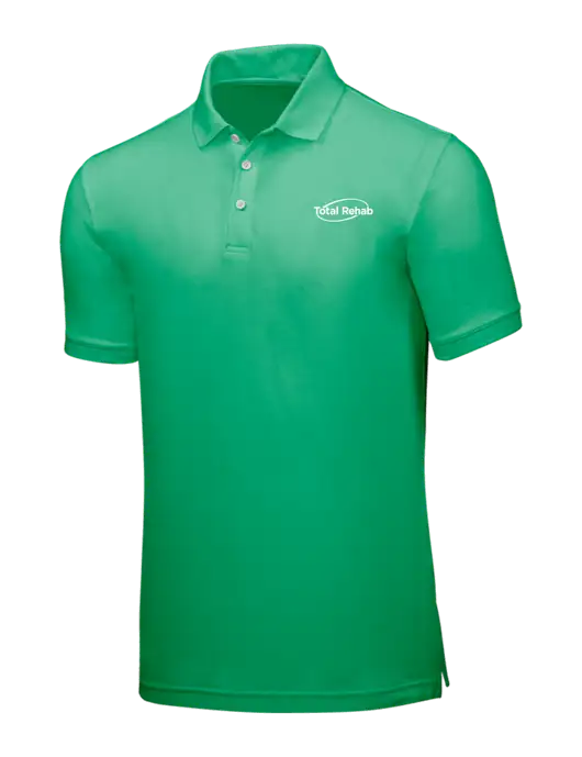Kelly Green Core Classic Pique w/Total Rehab Logo