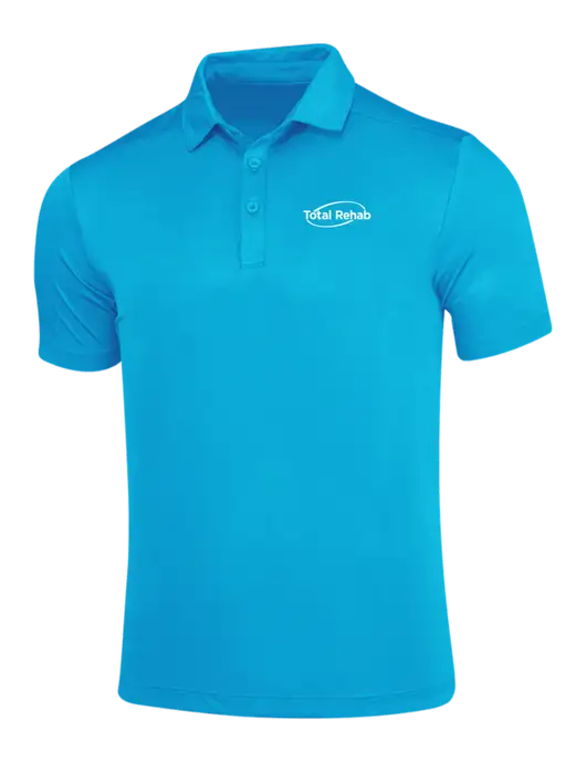 Sapphire Posi-UV Pro Polo w/Total Rehab Logo
