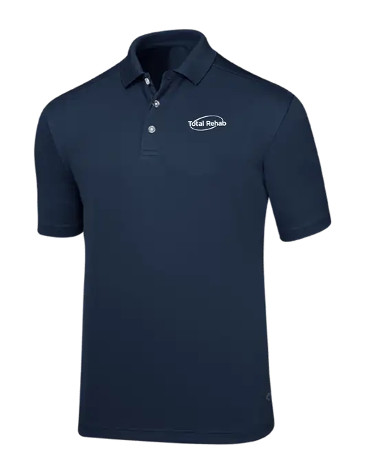 Callaway Core Navy Performance Polo w/Total Rehab Logo