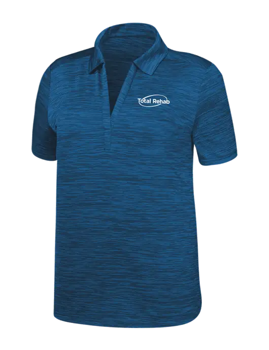 Callaway Womens Medium Slate Blue Broken Stripe w/Total Rehab Logo