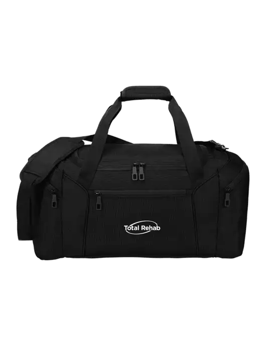 Slim & Lite Black Duffel    w/Total Rehab Logo