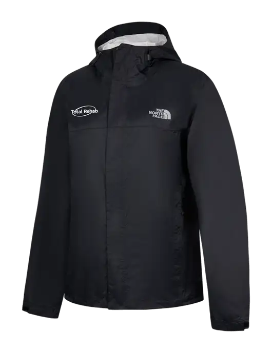 The North Face Black DryVent Rain Jacket w/Total Rehab Logo