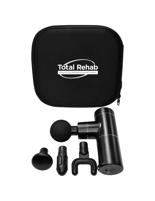 Muscle Revive Handled Massage Gun w/Total Rehab Logo
