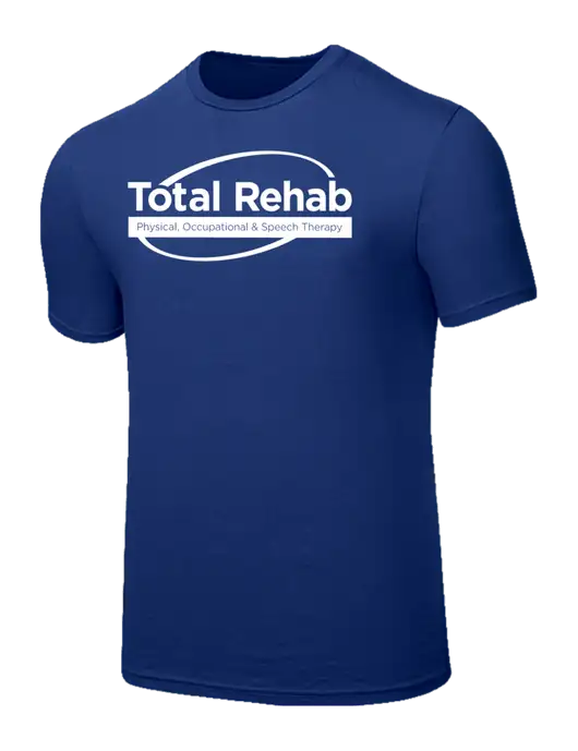 Seriously Soft Dark Royal T-Shirt w/Total Rehab Logo