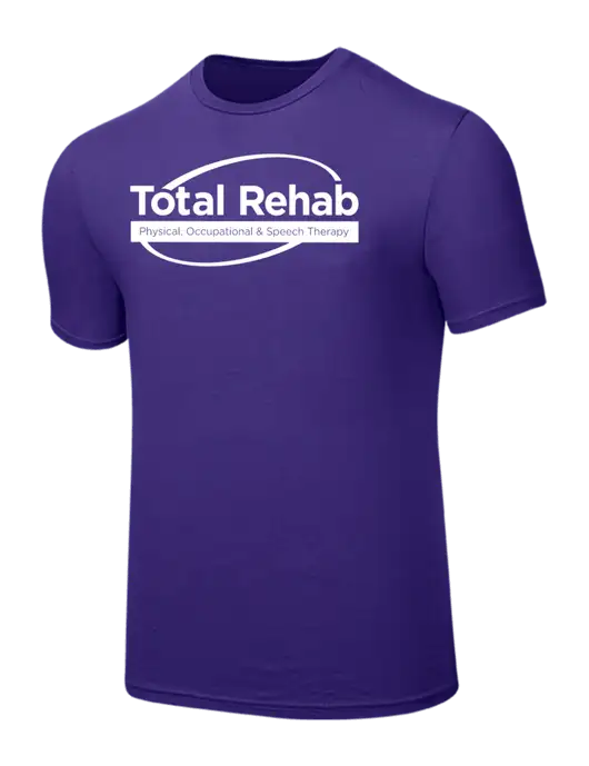 Seriously Soft Purple T-Shirt w/Total Rehab Logo