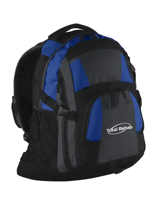 Urban Royal/Grey/Black Laptop Backpack w/Total Rehab Logo
