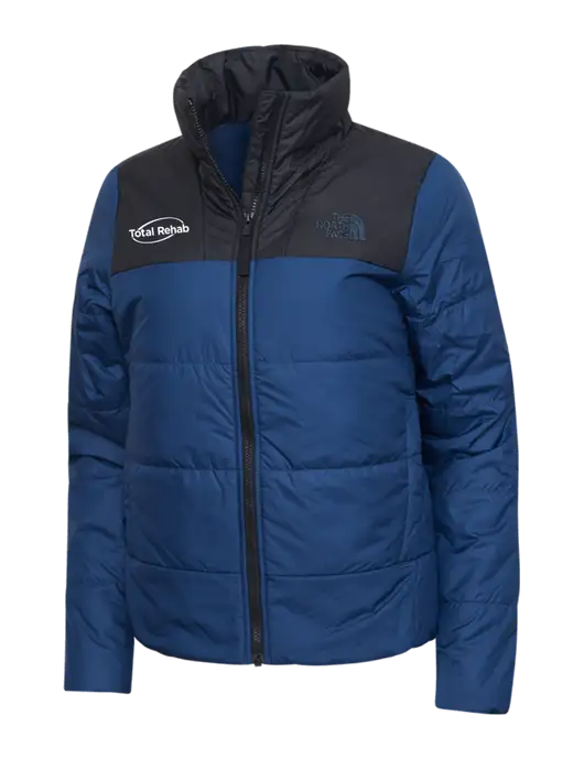 North Face Womens Navy Everyday Insulated Jacket w/Total Rehab Logo