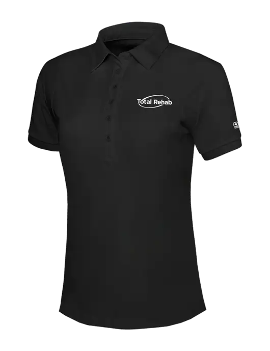 OGIO Womens Blacktop Jewel Polo w/Total Rehab Logo