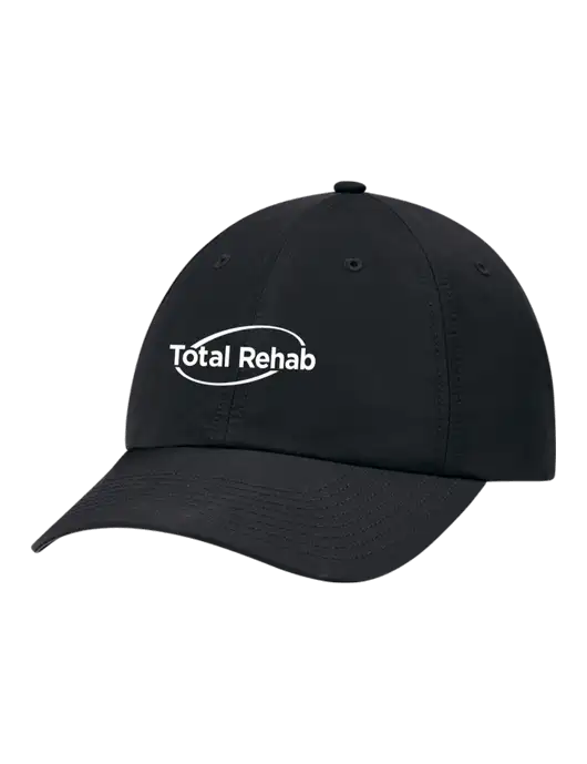 Richardson Relaxed Performance Lite Black Cap w/Total Rehab Logo