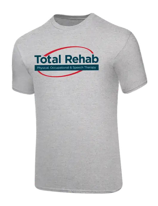 Core Blend Light Grey Heather T-Shirt w/Total Rehab Logo