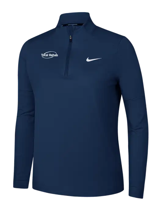 Nike Dark Navy Womens Dri-FIT Element 1/2-Zip Pullover w/Total Rehab Logo