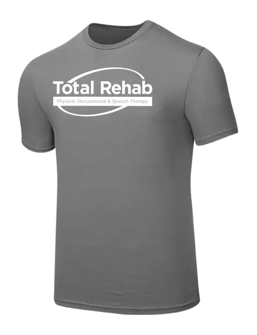 Seriously Soft Medium Grey T-Shirt w/Total Rehab Logo