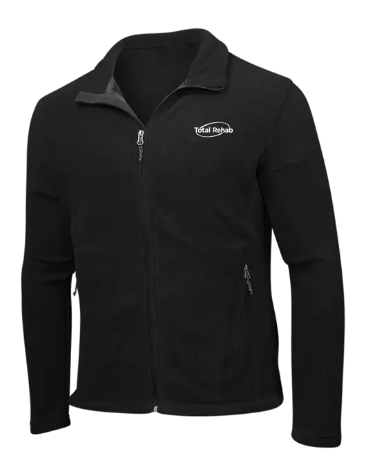Black Fleece Jacket w/Total Rehab Logo