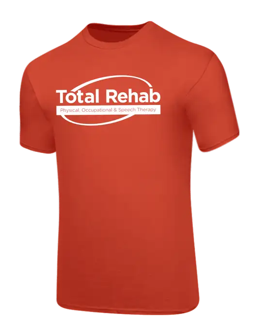 Core Blend Dark Orange T-Shirt w/Total Rehab Logo