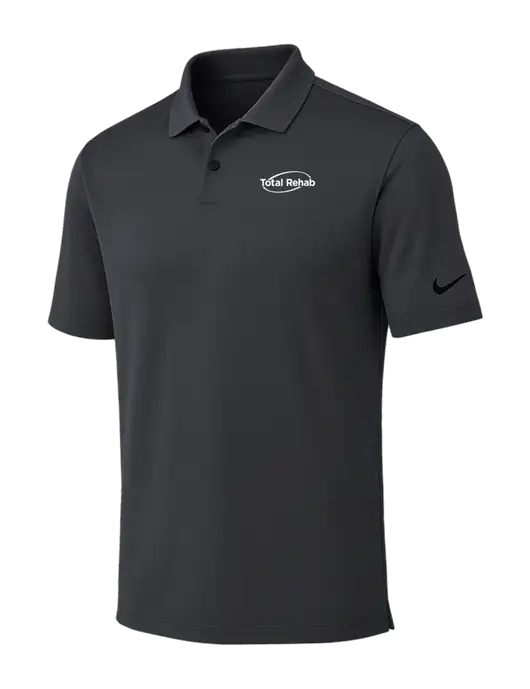 Nike Dark Grey Dri-FIT Vapor Polo w/Total Rehab Logo