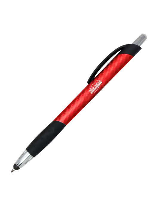 Sunray Red Stylus Pen - Black Ink w/Total Rehab Logo